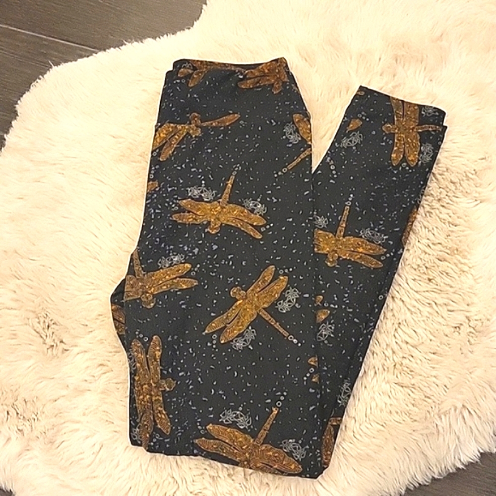 LulaRoe Dragonfly Leggings One Size
